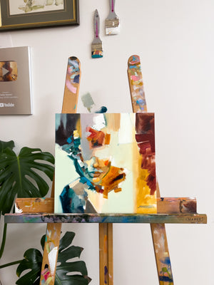 "Down The Avenue" Original Oil Painting