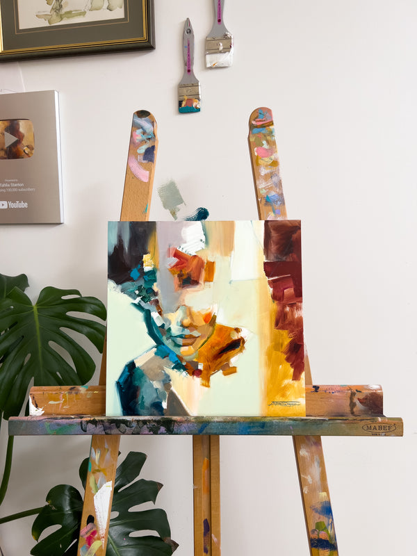 "Down The Avenue" Original Oil Painting