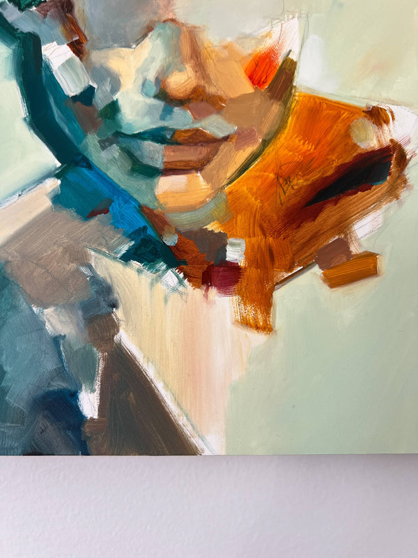 "Down The Avenue" Original Oil Painting