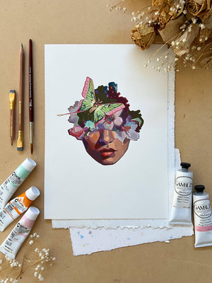 "Attracting Abundance" Original On Paper