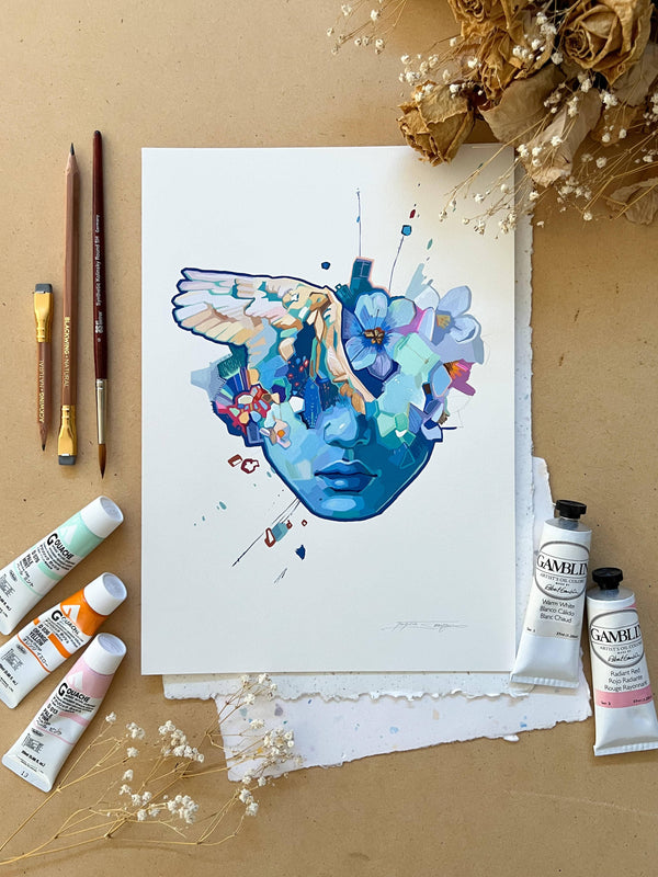 "In The Spotlight" Original On Paper