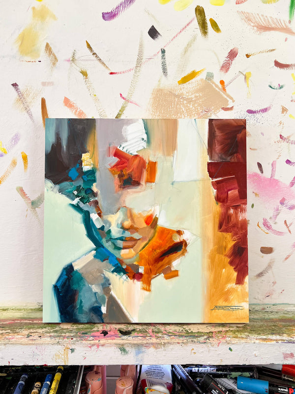 "Down The Avenue" Original Oil Painting