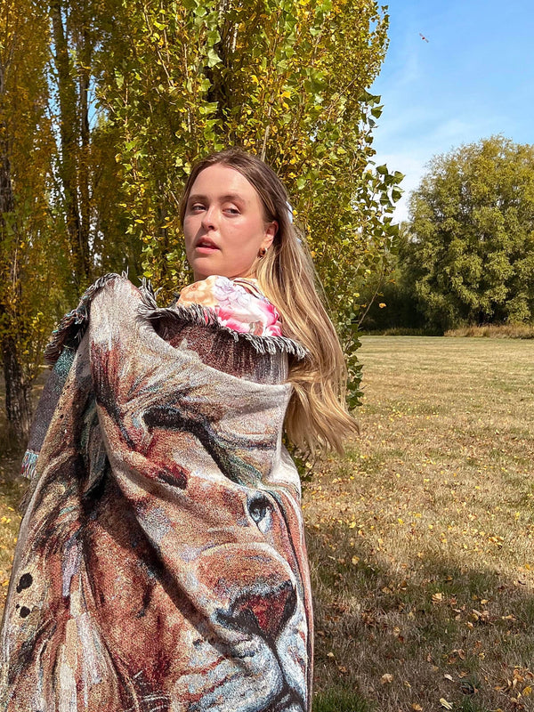 "Beyond The Horizon" Woven Tapestry