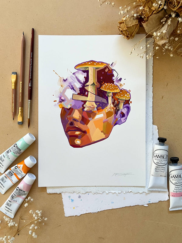 "Connected" Original On Paper