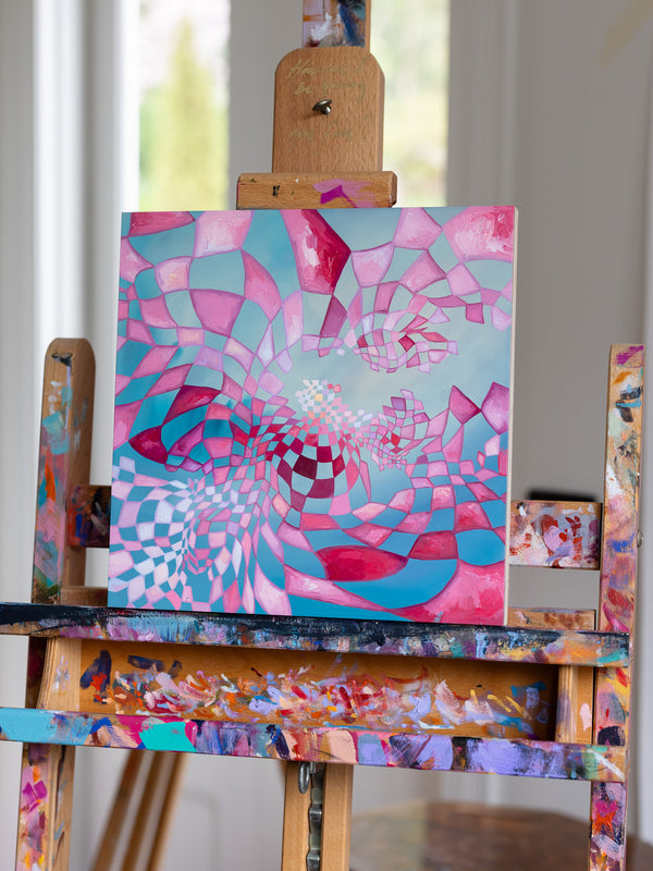 "Checker Study" Original