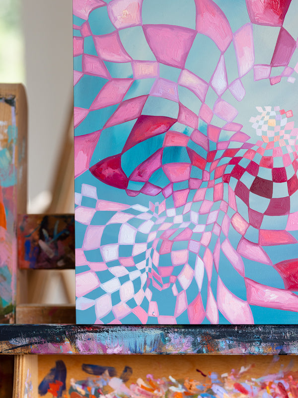 "Checker Study" Original