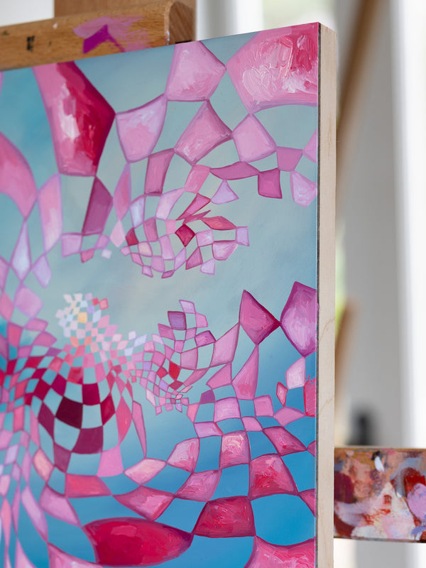"Checker Study" Original