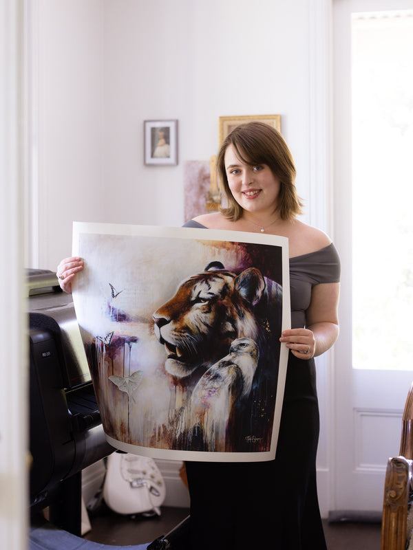 "Tentative" Fine Art Print