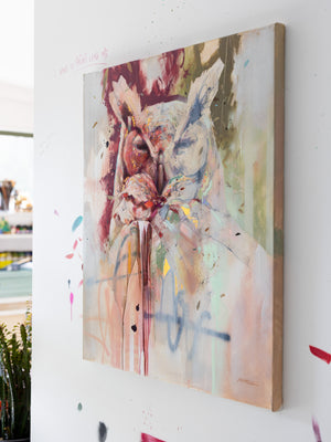 "Dolce Far Niente" Original Oil Painting