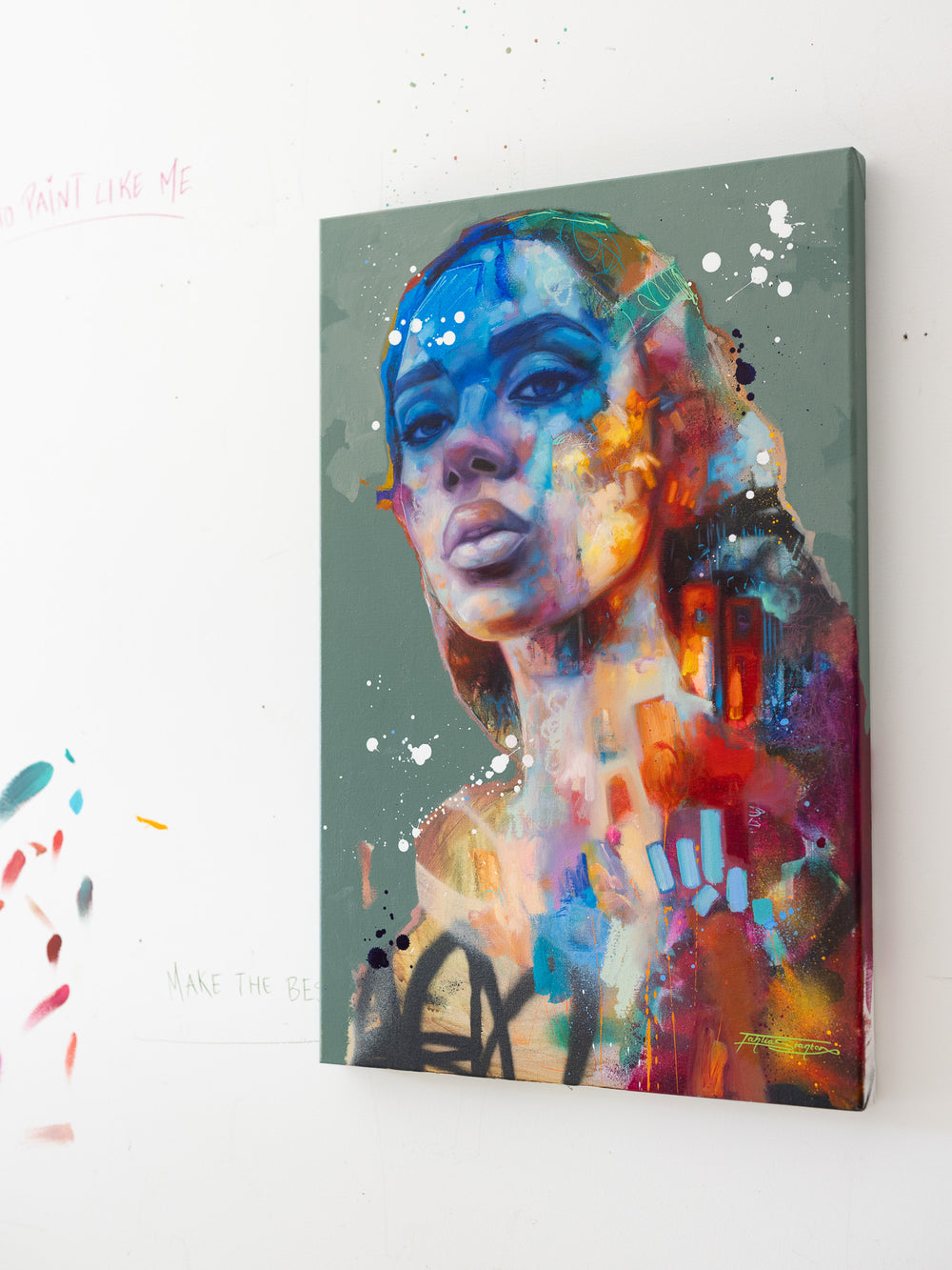 “Kiss The Flame” Original Oil Painting