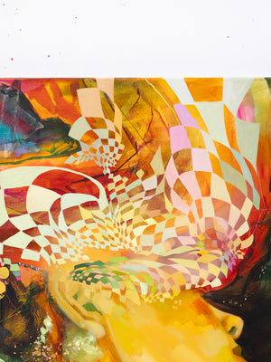 “Within The Pattern” Original Oil Painting