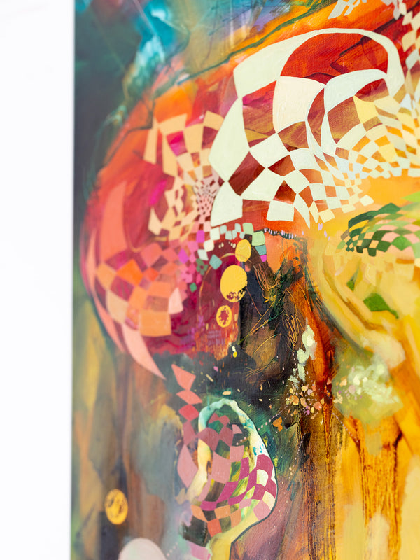 “Within The Pattern” Original Oil Painting