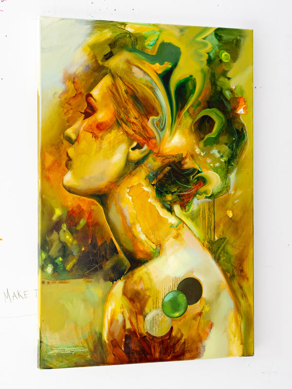 “Oh, To See You Grow” Original Oil Painting