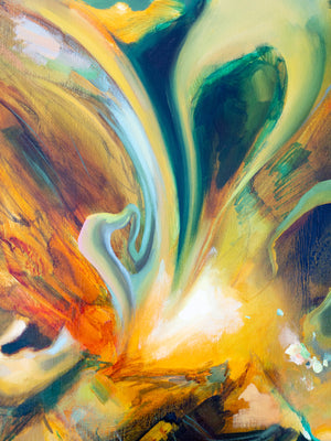 “Oh, To See You Grow” Original Oil Painting