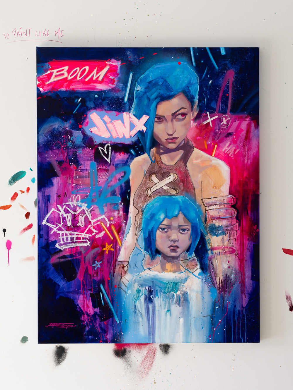 “JINX” Original Oil Painting