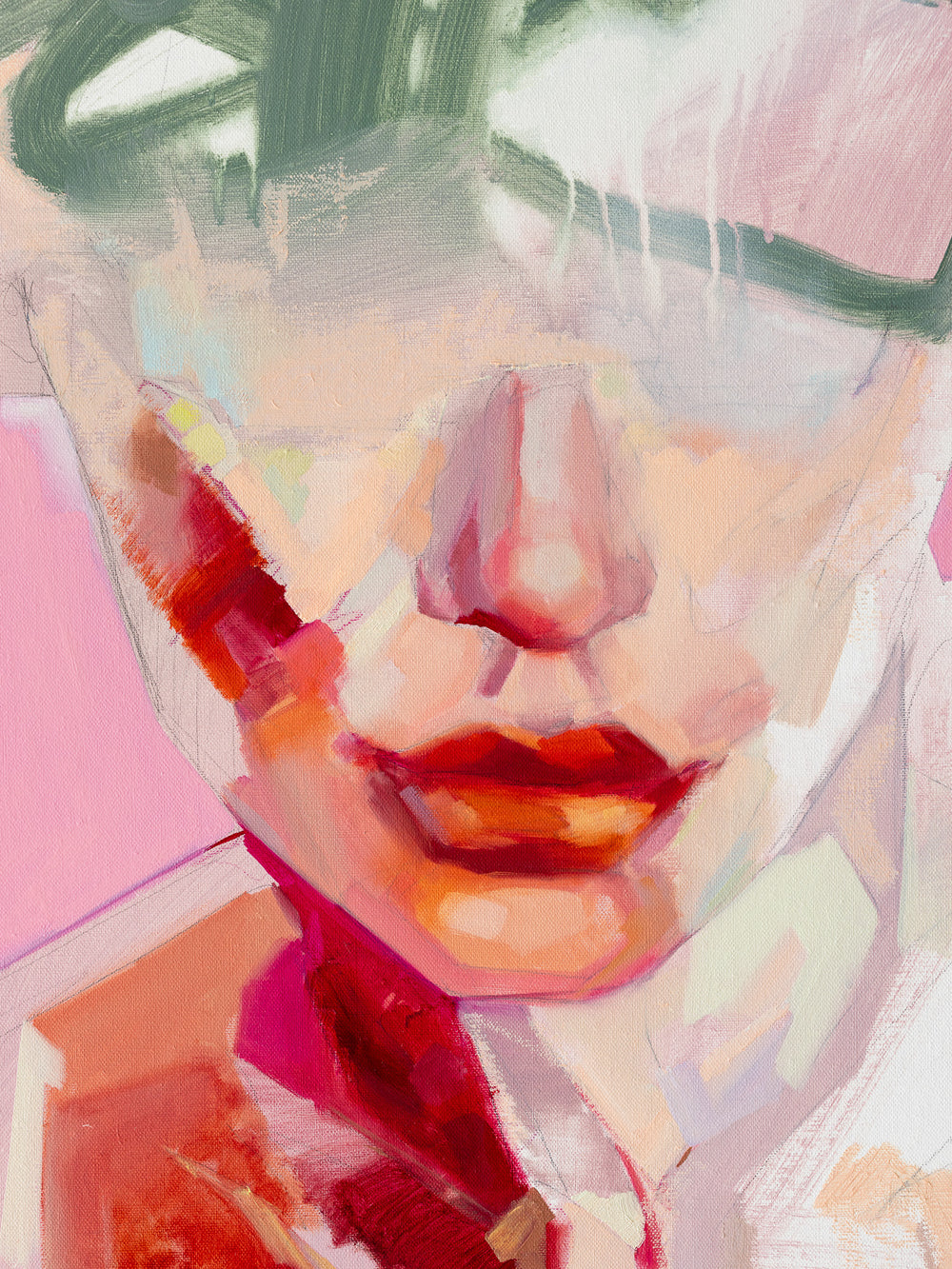 "Pink Paradise" Original Oil Painting