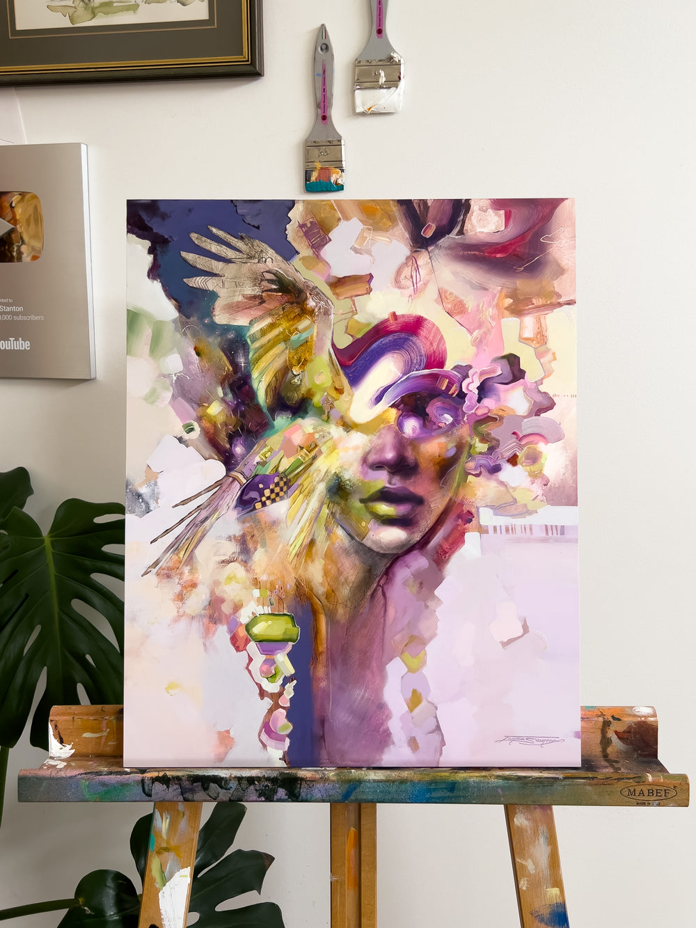 “Gilded Threads” Original Oil Painting