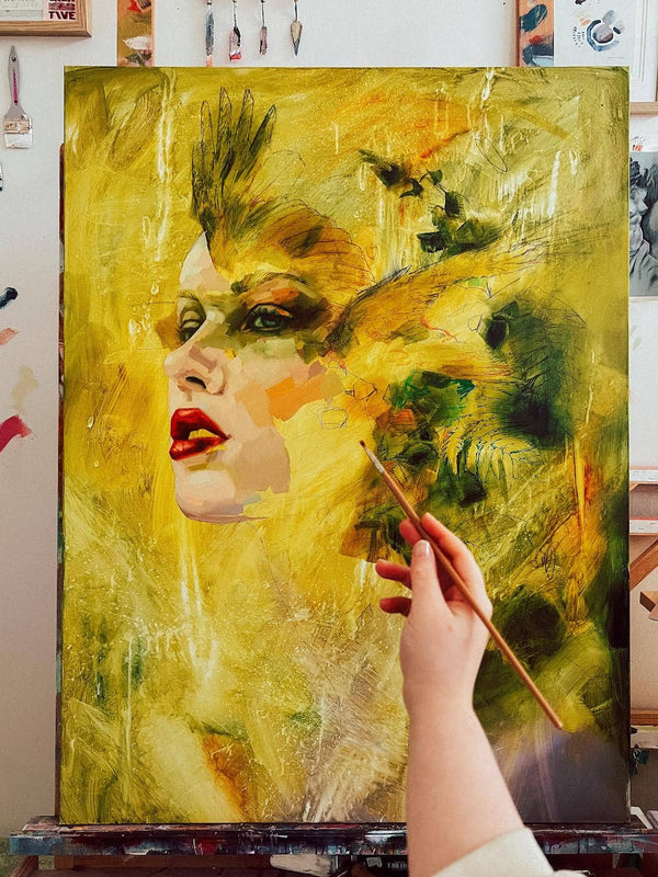 "All Paths Lead To Where You're Meant To Be" Original Oil Painting