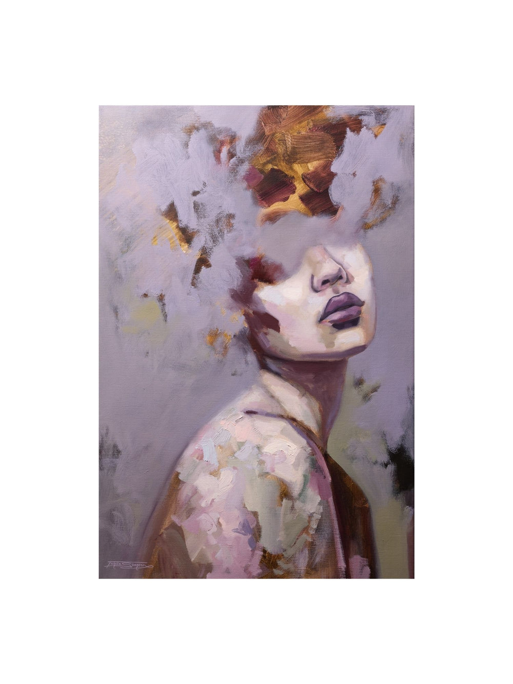 "Waking The Lavender" Original Oil Painting