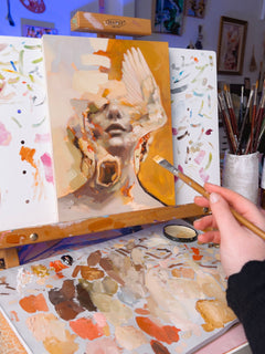 “Birds Of A Feather” Original Oil Painting