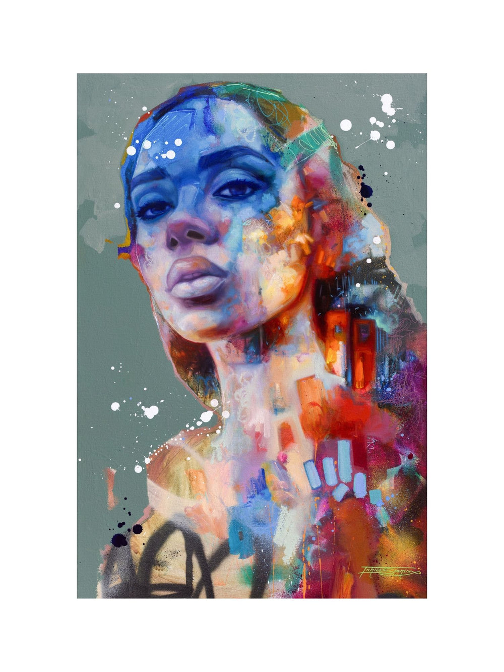 “Kiss The Flame” Original Oil Painting