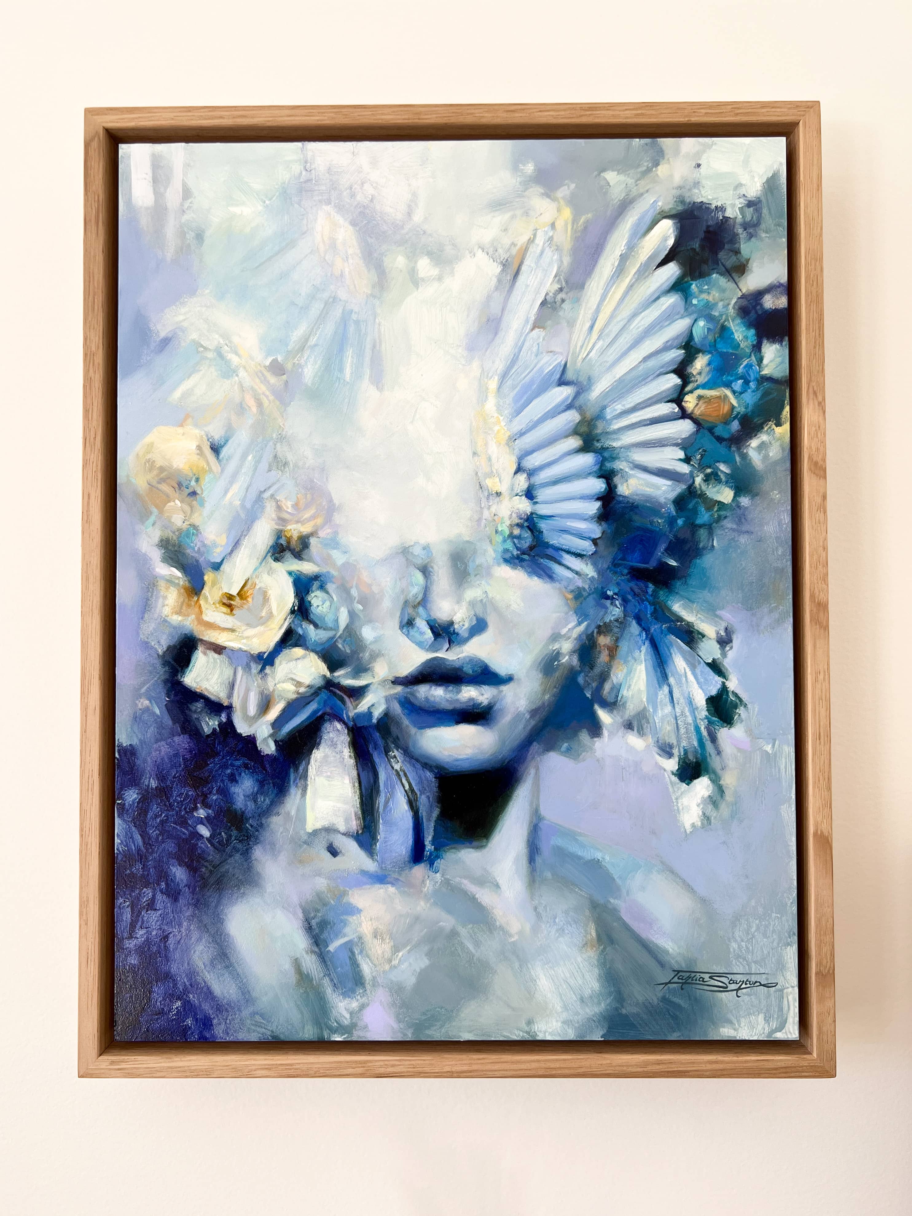 白昼夢 P8 油彩画 人物画 oil painting art - メルカリ