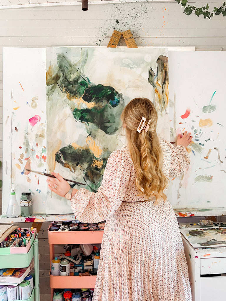 "The Beauty Of Imperfect Things" Original Oil Painting – Tahlia Stanton