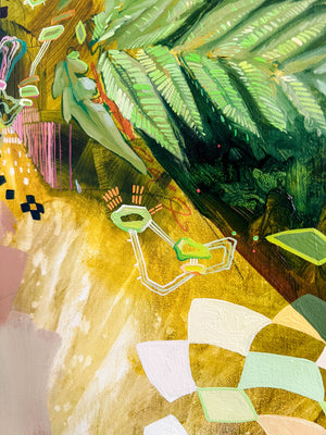 "All Paths Lead To Where You're Meant To Be" Original Oil Painting