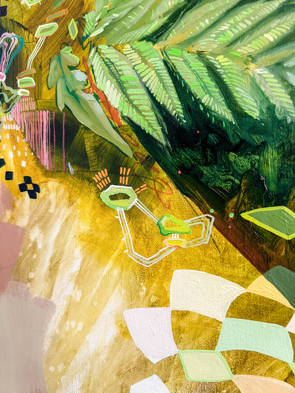 "All Paths Lead To Where You're Meant To Be" Original Oil Painting