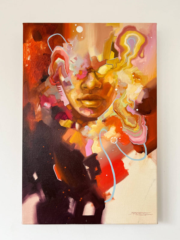 "Music In The Air (Revised)" Original Oil Painting