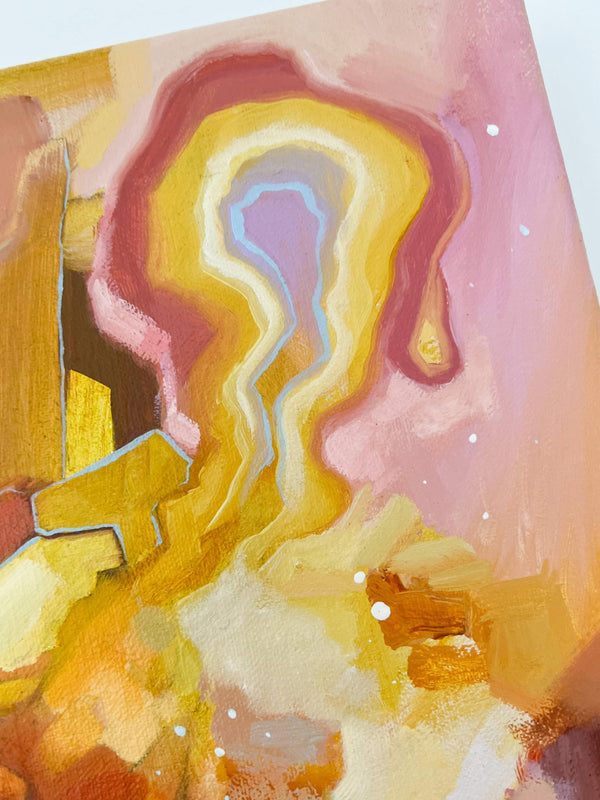"Music In The Air (Revised)" Original Oil Painting