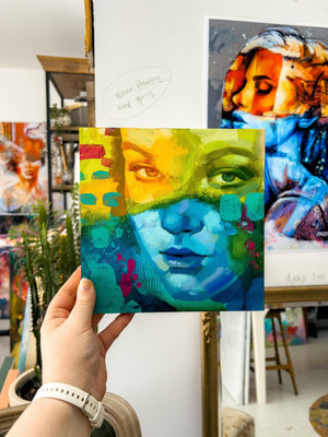 "The Light In Your Eyes" Original Painting