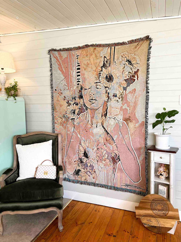 "Embrace" Woven Tapestry